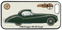 Jaguar XK120 FHC (disc wheels) 1948-54 Phone Cover Horizontal